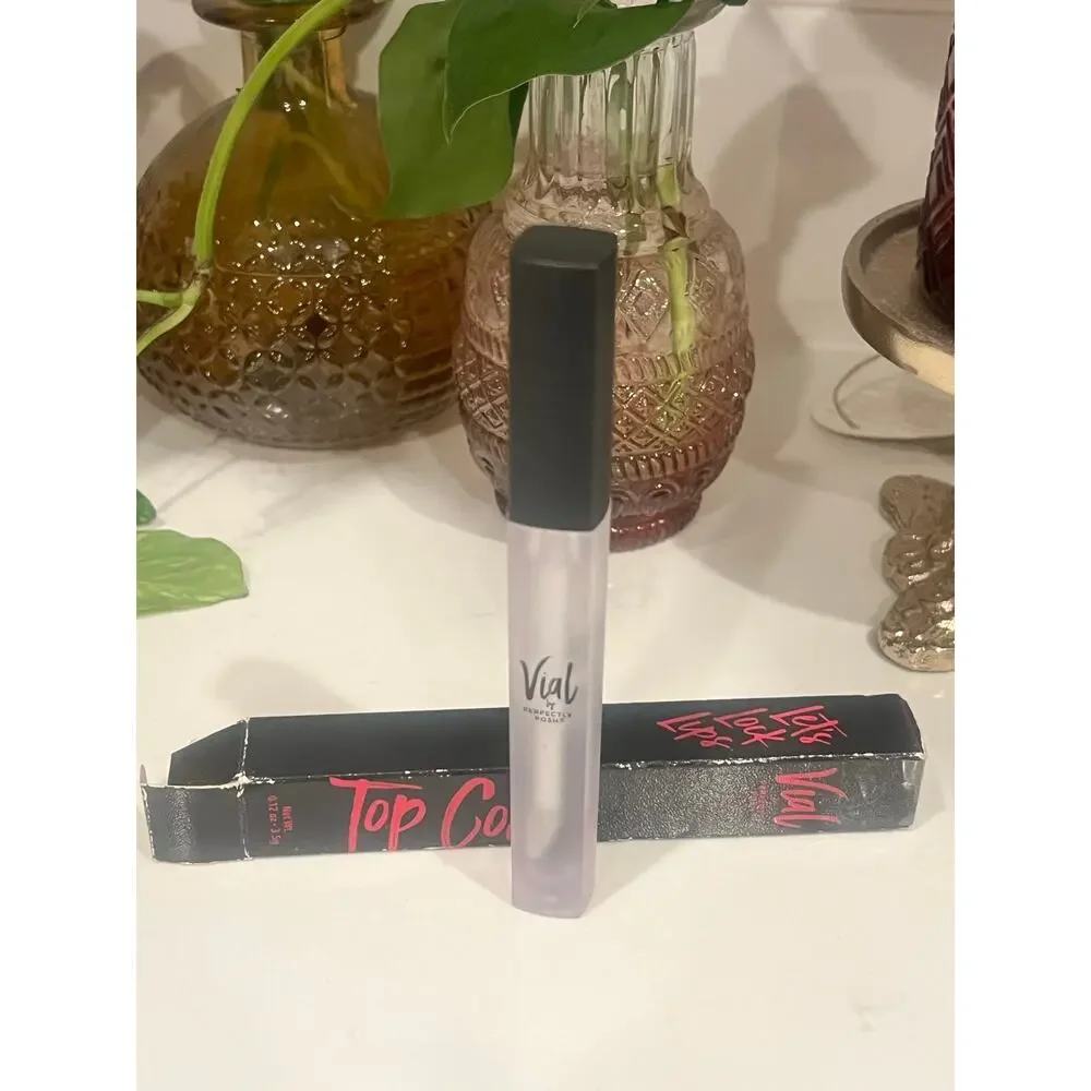 Perfectly Posh Vial Let’s Lock Lips Top Coat Lip Primer NEW Discontinued Rare